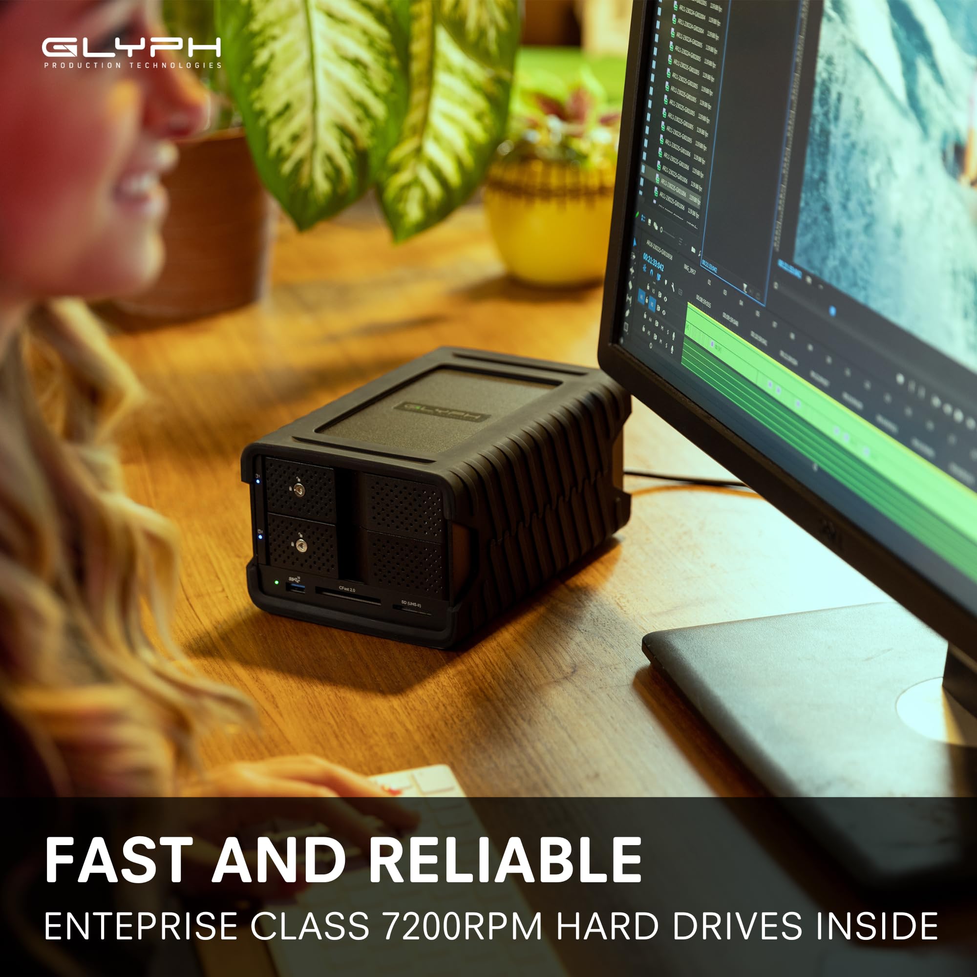 GLYPH STUDIO RAID 16TB 外付けRAIDハードドライブ
