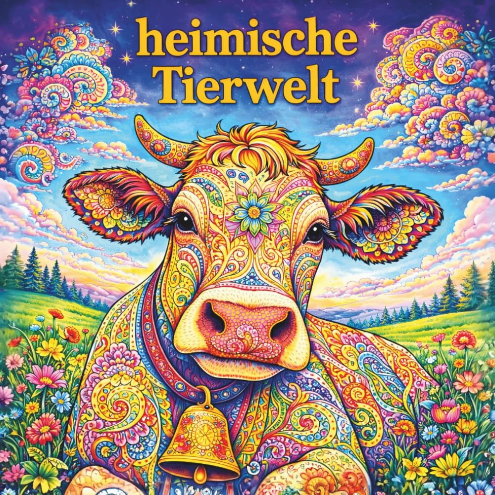 heimische Tierwelt: ein anspruchsvolles Ausmalbuch für Erwachsene