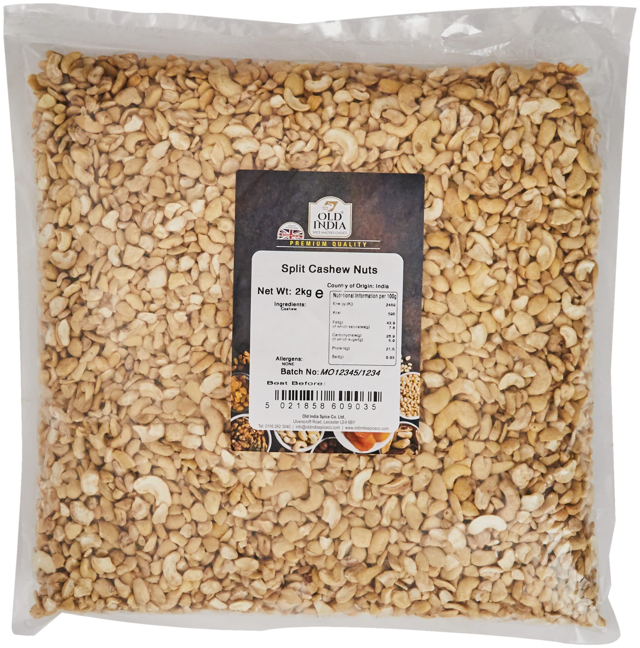 Old India Split Cashew Nuts 2kg
