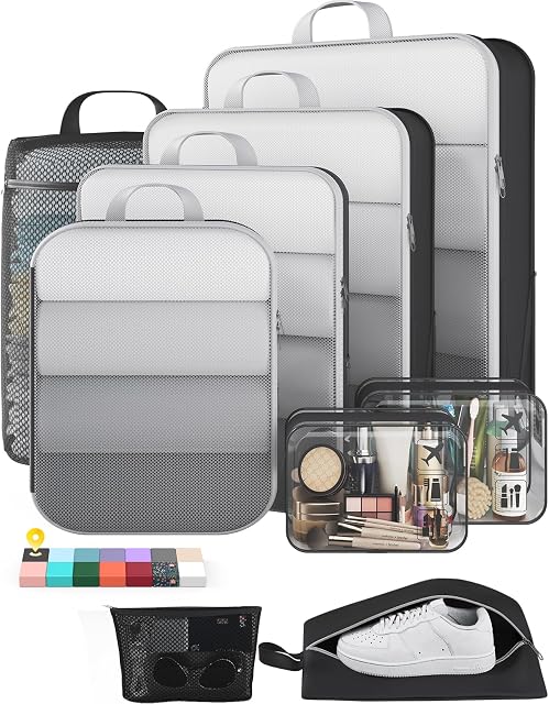 Veken 9/11 Set Compression Packing Cubes