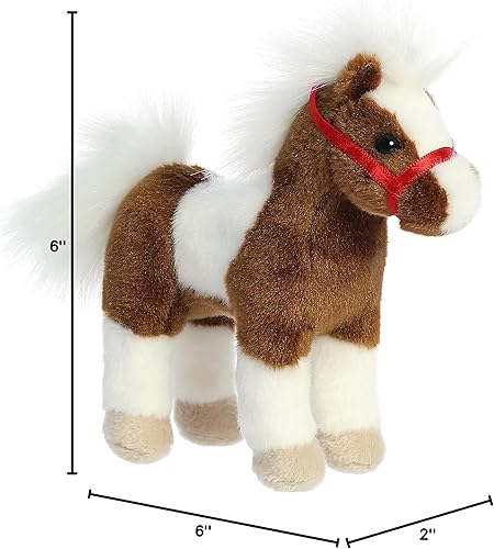 Miniatura 5 de Aurora Exquisito Breyer Whinny Bits Paint Horse - Animal de peluche - Detalles realistas - Juego imaginativo - Marrón 7 pulgadas