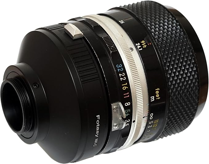 Adaptador de lente Fotasy 16mm Prime C Mount a Nikon F miniatura 6