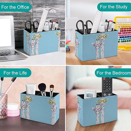 Miniatura 4 de Niapessel Portalápices para escritorio, divertido soporte de bolígrafo de jirafa, organizador de bolígrafos de escritorio, organizador de lápices de