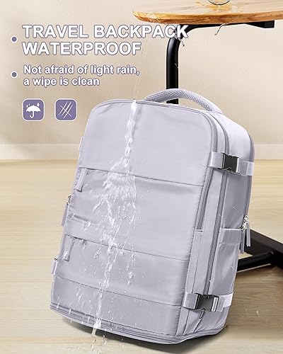 Miniatura 545 de coowoz Mochila de viaje grande para mujeres y hombres,Mochila de transporte,Mochila de senderismo impermeable para deportes al aire libre, Azul, 45