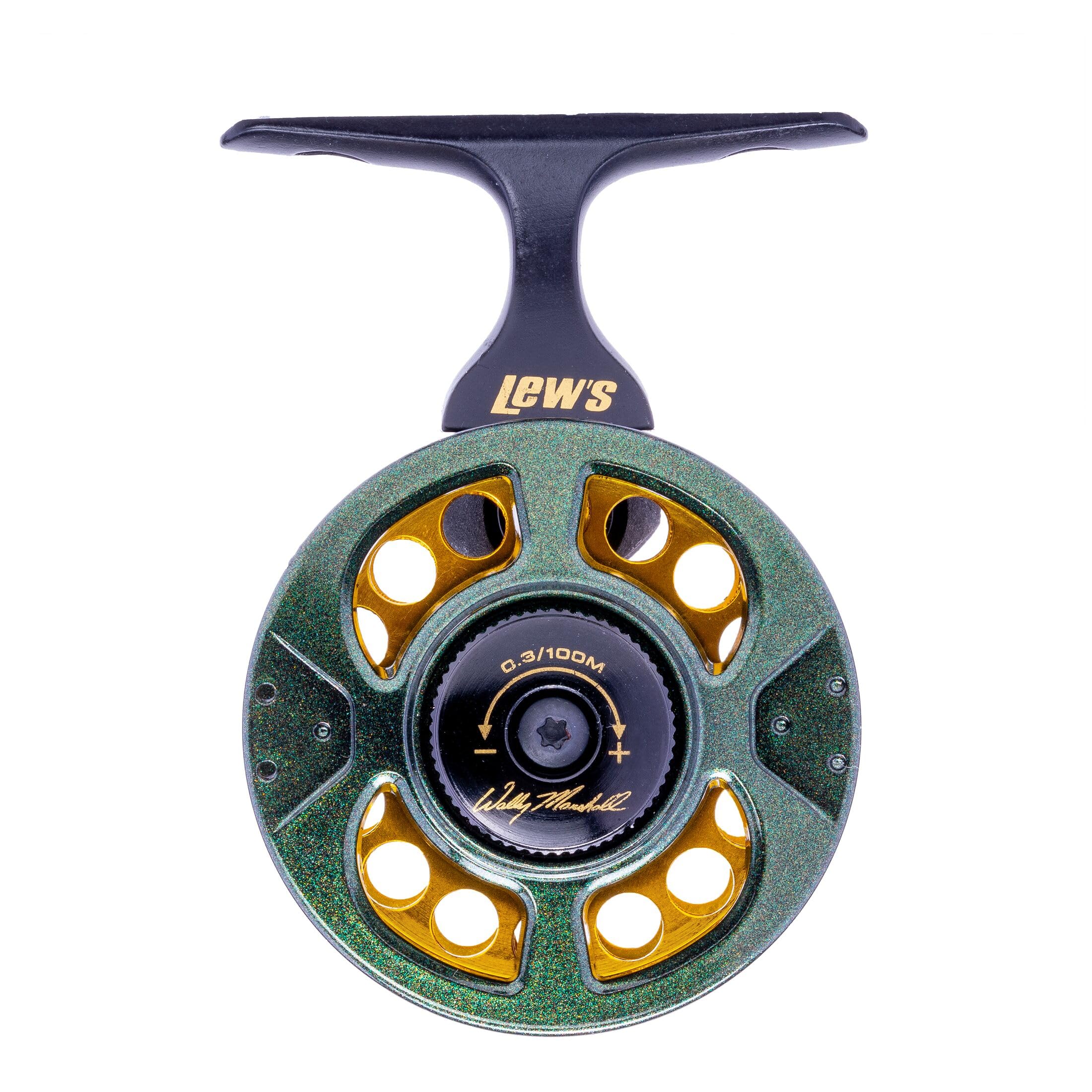 Lew's Wally Marshall Signature Series Solo Jigging Fishing Reel, 1:1 Gear Ratio, Aluminum Frame and Spool, Multi-Disc Drag, EVA Handle Knob : Sports & Outdoors