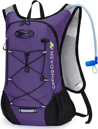 Lightweight Hydration Backpack, Running Backpack with 2L Water Bladder, Hydro