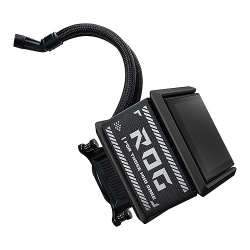 Miniatura 12 de ASUS ROG RYUO IV SLC 360 ARGB Enfriador de CPU líquido todo en uno con tubería acortada maximiza una estética limpia, pantalla AMOLED curva de 6.67