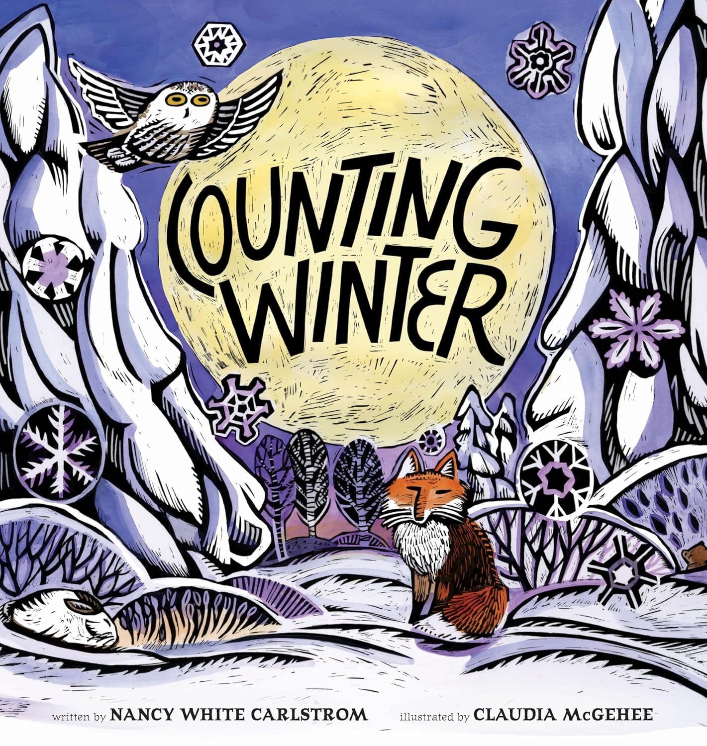 Counting Winter.by Carlstrom, Carlstrom,  New 9780802855701 Fast Free Shipping**