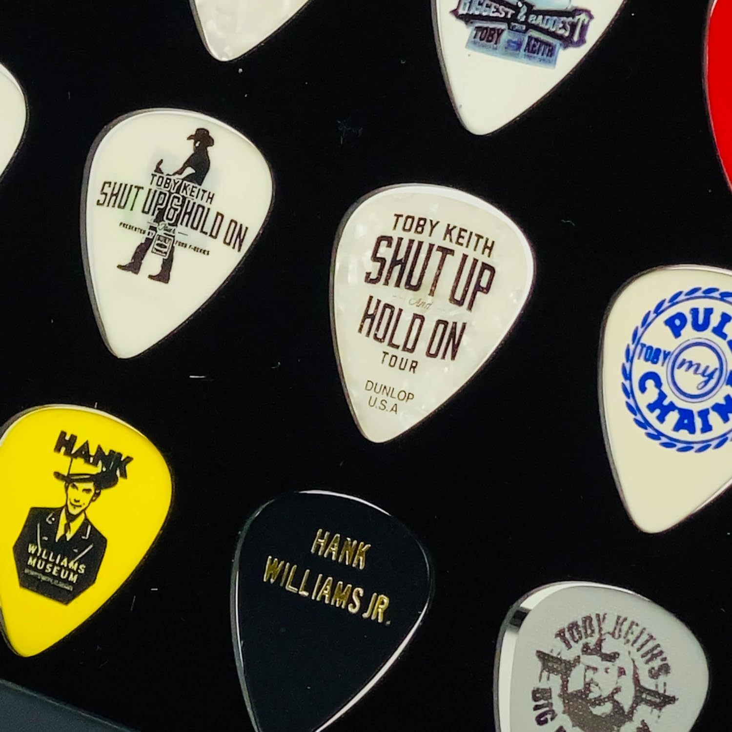 5" x 7" DOUBLE SIDED Horizontal Guitar Pick Display Frame - Black