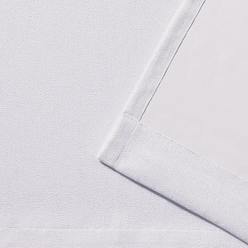 Miniatura 4 de Exclusive Home Vesta - Cortina con ojales para ventana, para oscurecer la habitación, lino con textura pesada, par de paneles