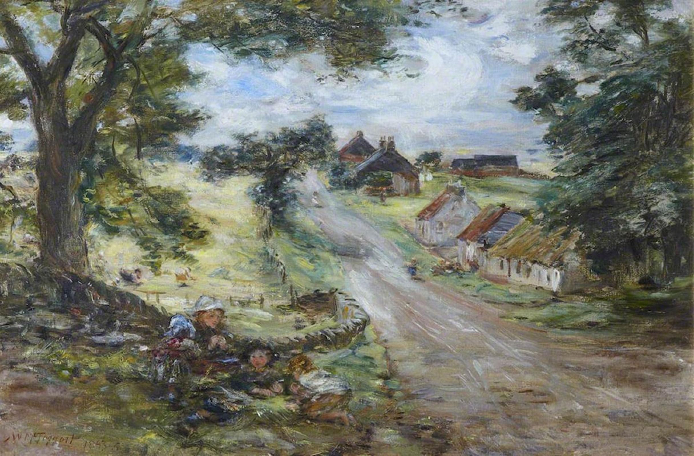 POSTERIIk Famous Print Pop Art Wall Art Graffiti Venture Fair by William Mctaggart Art Prints for Home Decor 60x90cm