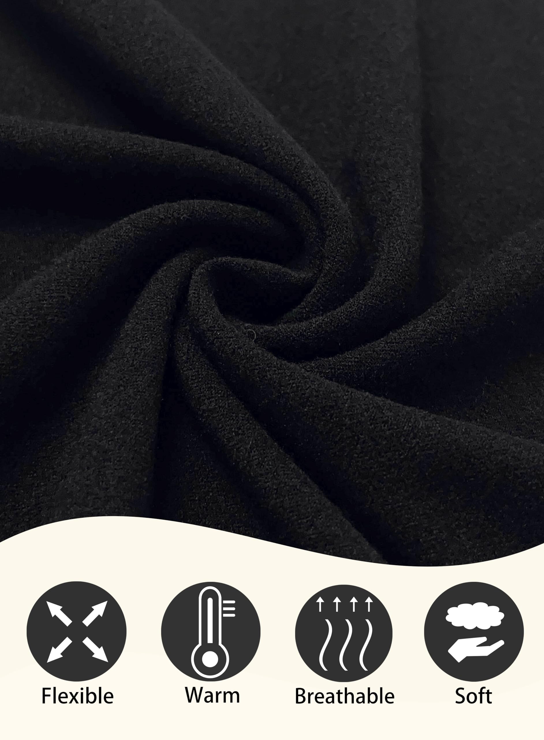 Nutria Set di Biancheria Intima Termica da Donna, Completo Intimo Termico in Pile Interno Funzionale, Maglietta e Pantaloni Termici Leggera per Donne Girocollo Manica Lunga Sci Corsa Palestra D03