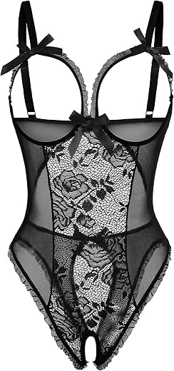 Avidlove Sexy Lace Babydoll One-Piece Bodysuit