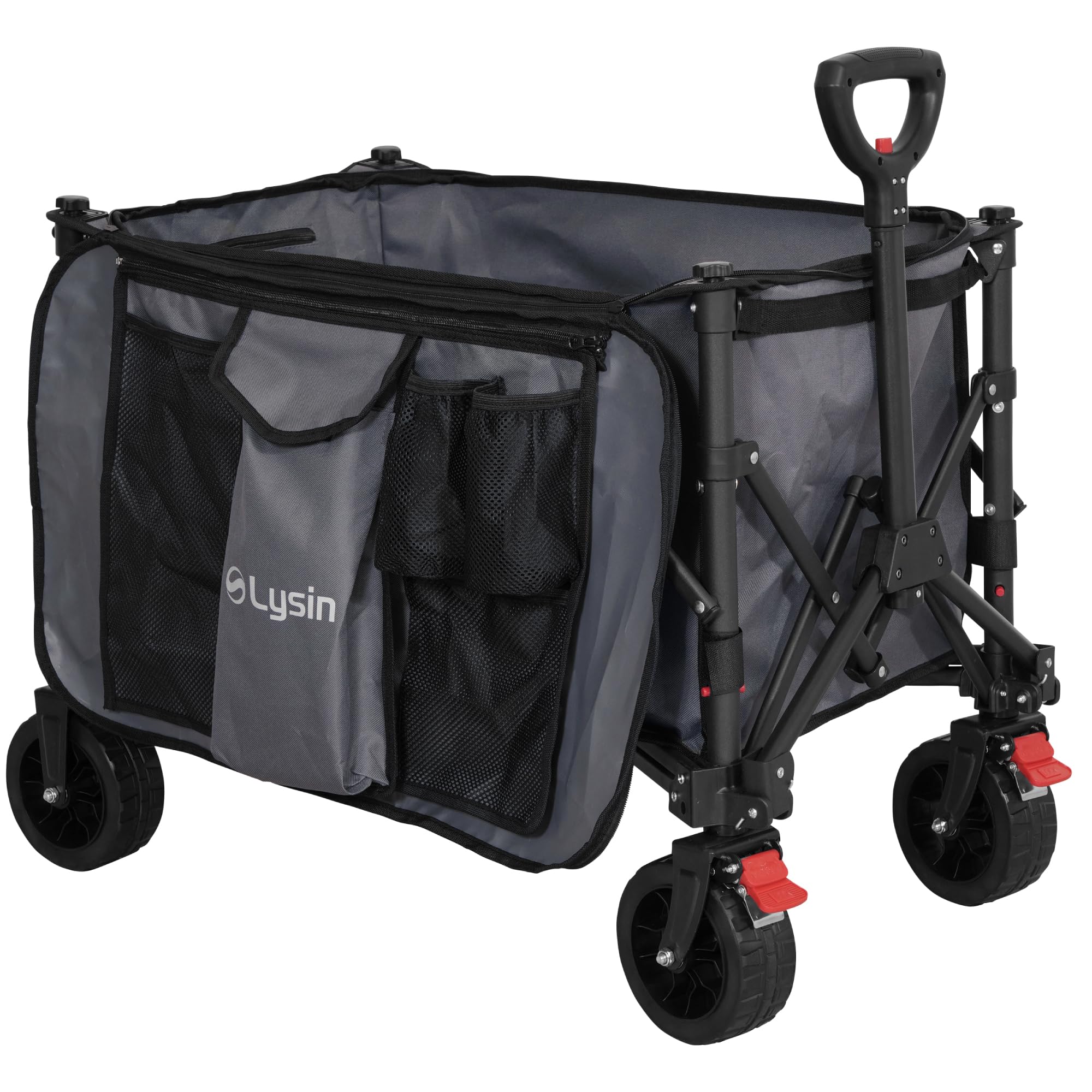 Lysin キャリーカート ブラウン・グレー 楽天市場】【レビュー投稿で2年保証】 ライシン アウトドア