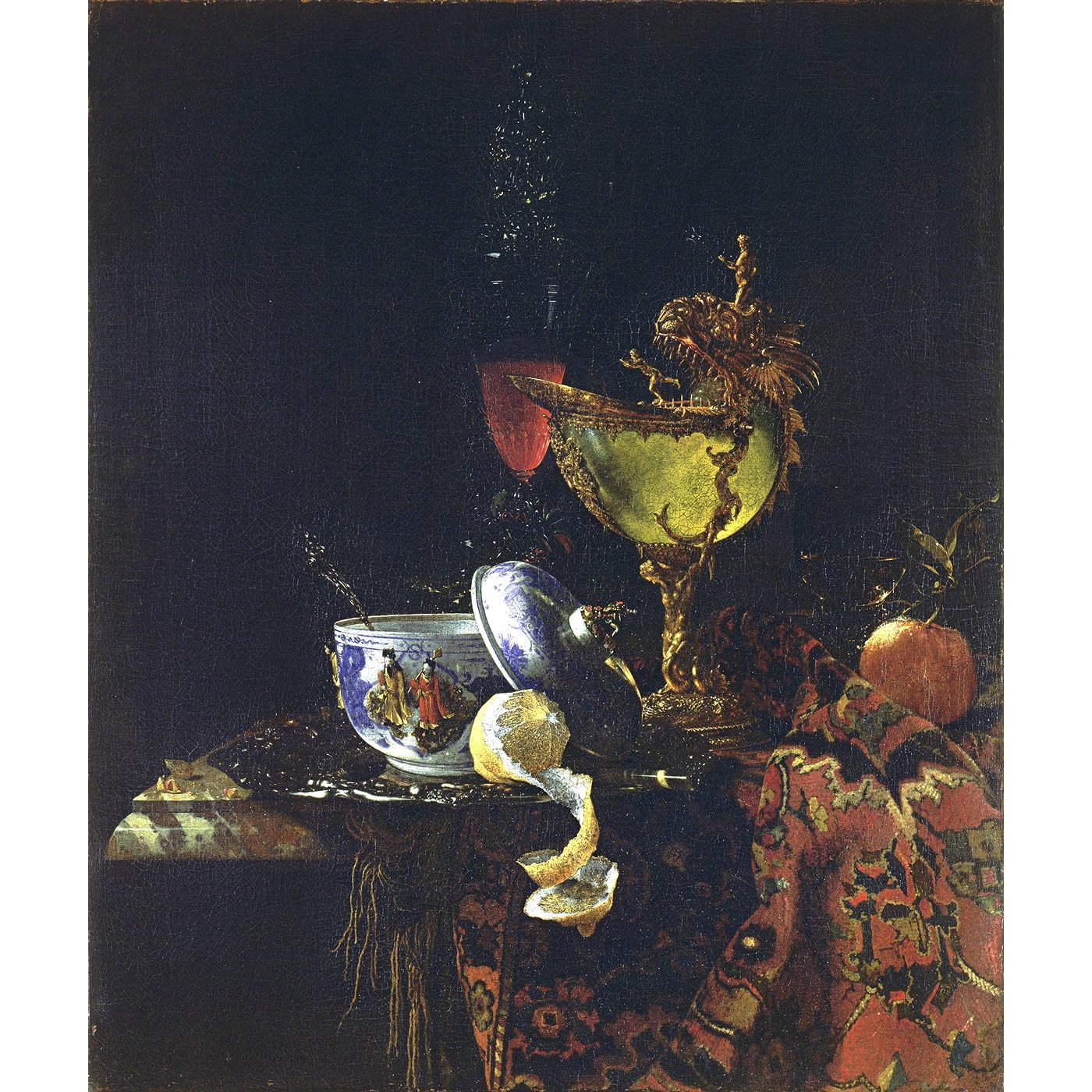 Impression giclée roulée Nature morte avec tasse chinoise 76x101