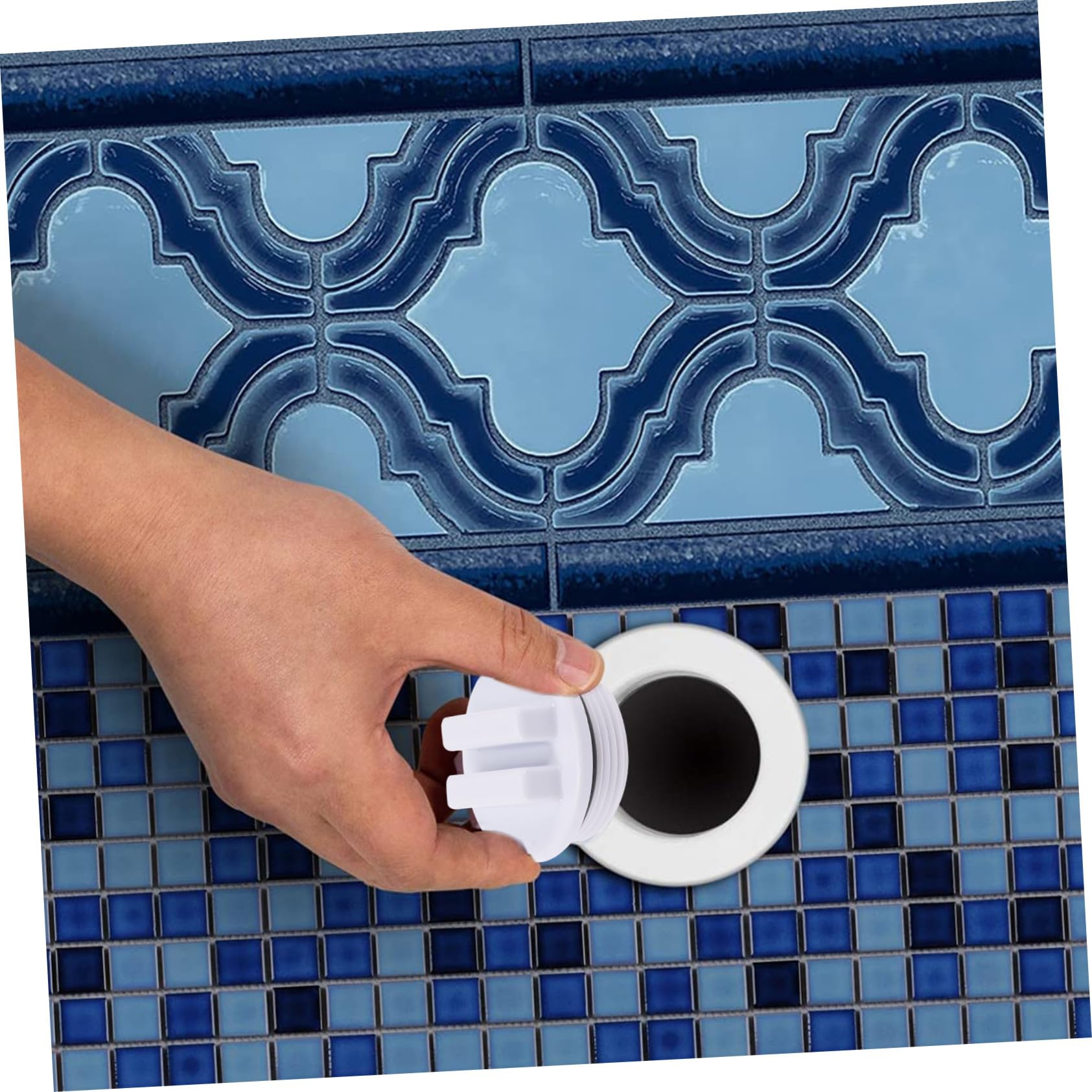 UKCOCO 18 Pcs Bouchon pour Piscine avec Joint Torique Bouchon de Vidange et Étanche Accessoire Pratique pour et Filtration