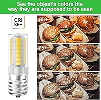 Vista 5 de Bombilla LED para microondas – Repuesto de electrodomésticos sobre estufa 8206232A 40W bombilla incandescente – para estufa de refrigerador, campana