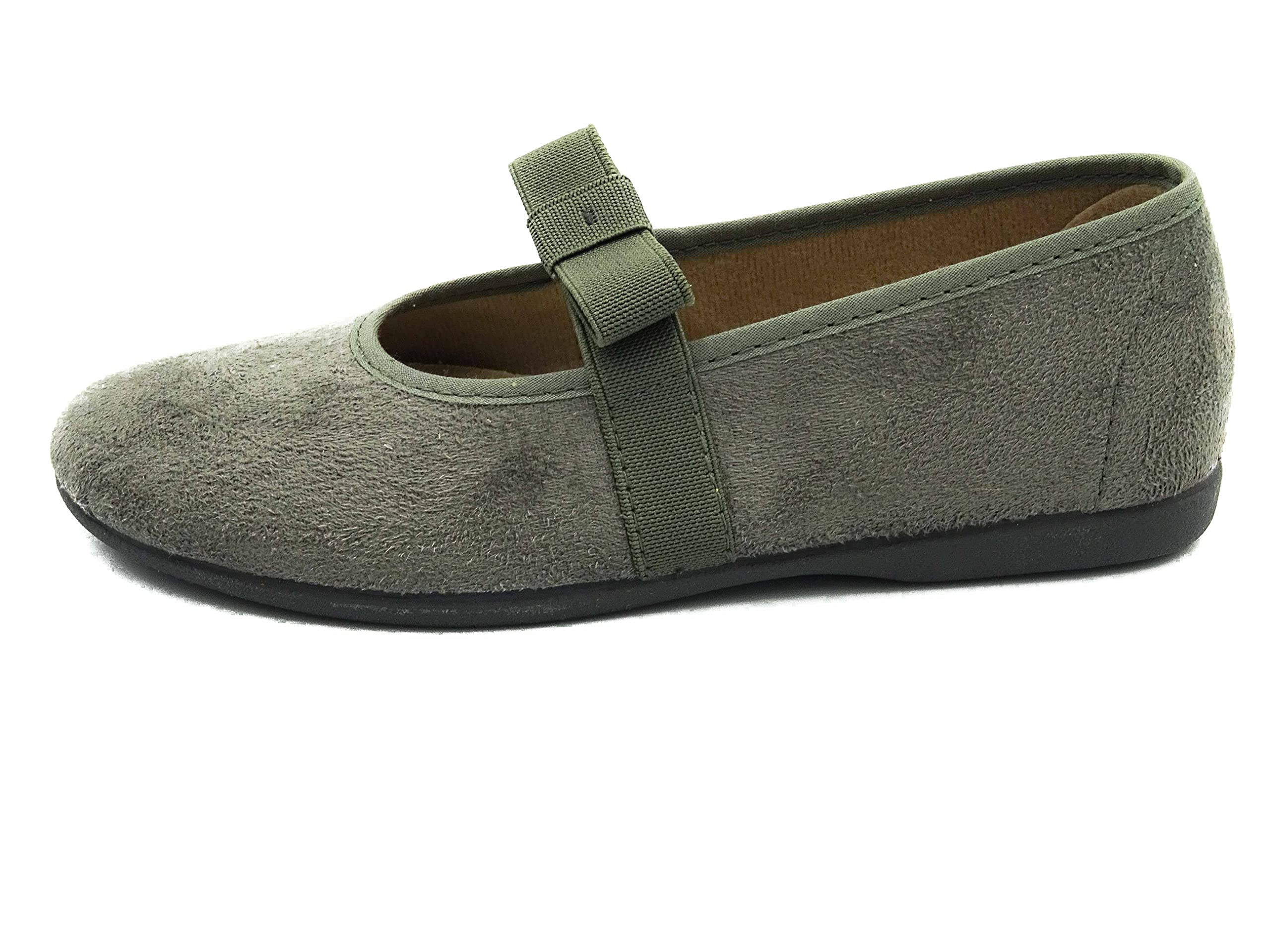 PULIDINES manoletina de serratex con Lazo Zapatero de Goma para niña Niñas