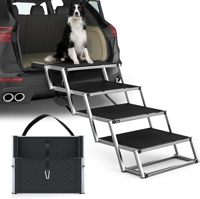 Extra Wide Dog Stairs for Large Dogs