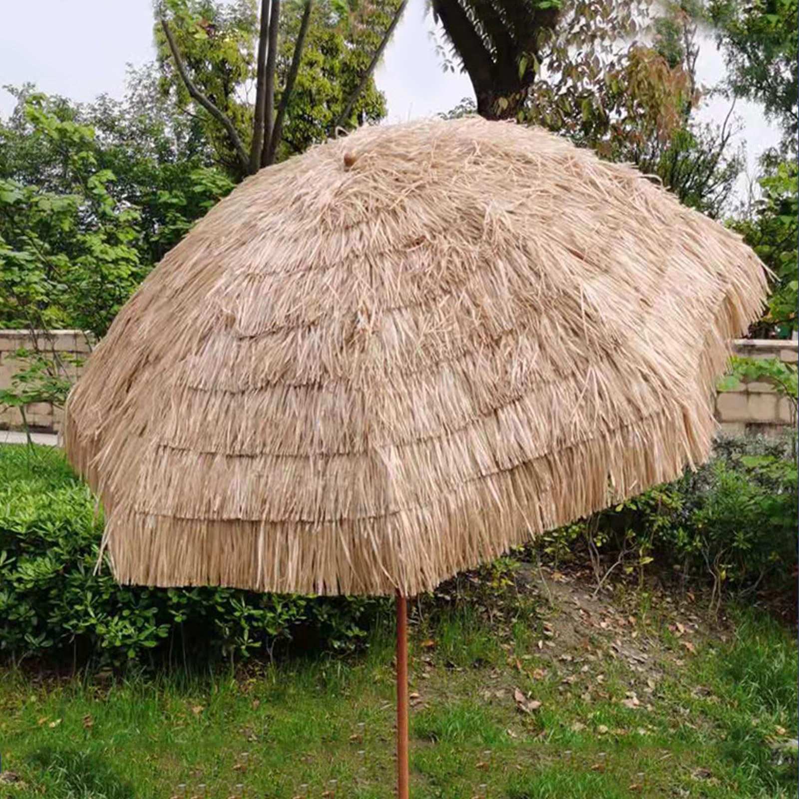 Sombrillas de Playa Antiviento Inclinación Ajustable Paraguas con 8 Huesos de Paraguas para Patios Traseros Junto a Piscinas de Playa (Size : 160cm)