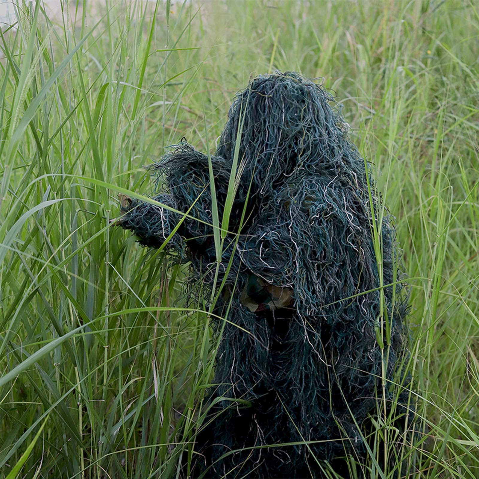 Maizoon 5 en 1 Traje Ghillie 3 Estilos de Ropa de Camuflaje Ideales para la Caza Militar Francotirador Airsoft y Paintball