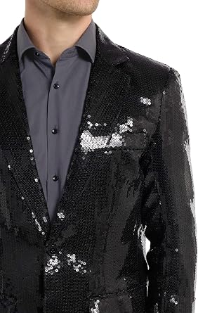 Suitmeister Sequins Christmas Blazer for Men - Slim Fit - Shiny New Years Party Jacket