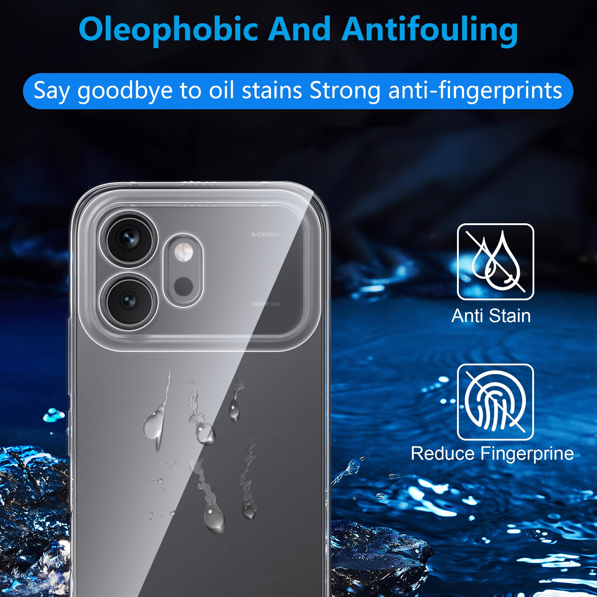 FDHYFGDY Cover per Honor 600 5G Custodia per Telefono, Anti-ingiallimento Antiurto Trasparente con Custodia Protettiva, Ultra Sottile Morbido in TPU Custodia Protettiva