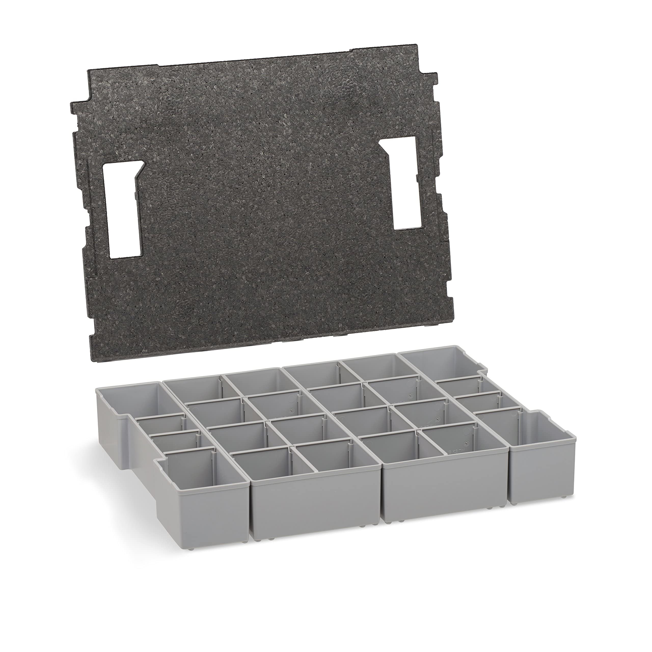 WFix Sortimo L BOXX 102 assortimentsdoos professioneel Blauw deksel transparant met inzetbakjesset BC3 sorteerdozen voor kleine onderdelen ideaal opbergsysteem voor kleine onderdelen