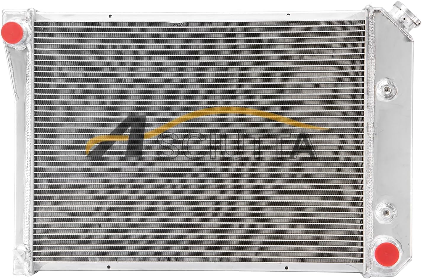 3 Row Aluminum Radiator For 1973-1974 Chevy Nova/Olds Omega/Buick Apollo/Pontiac Ventura V8 73 74 Radiators #3030625