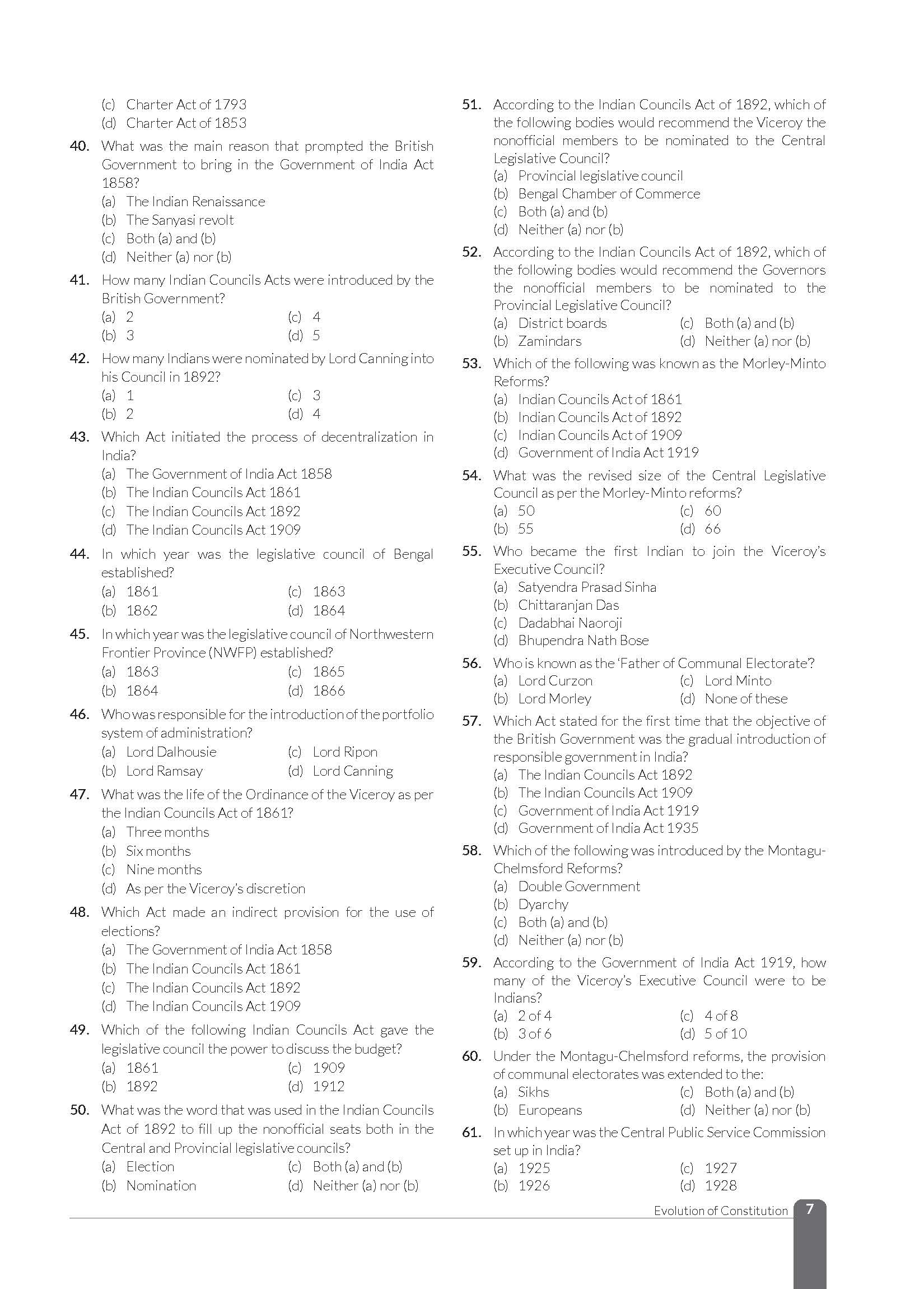 Objective Indian Polity For Competitive Examinations 3