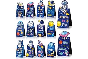 SATINIOR 36 Pcs Magnetic Bookmarks Clips - Magnetic Bookmarks for Boys
