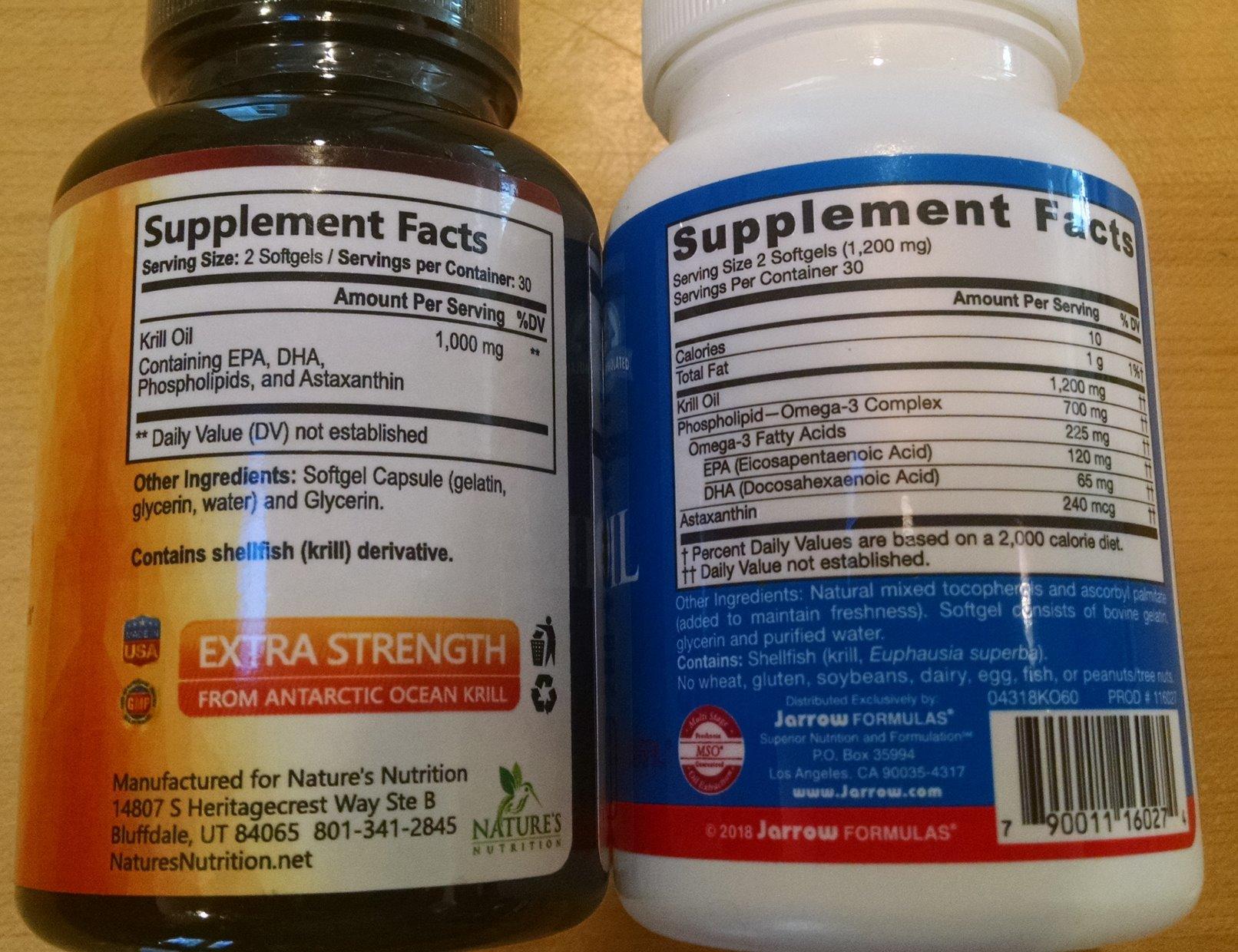 Krill Oil Omega 3 Supplement 1000 mg - Antarctic Krill Oil