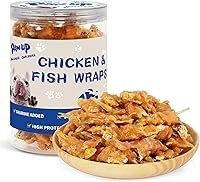Vista 9 de PAWUP Golosinas secas de pescado entero, alto contenido en proteínas y omega-3 para piel y pelaje, recompensas de entrenamiento para perros pequeños