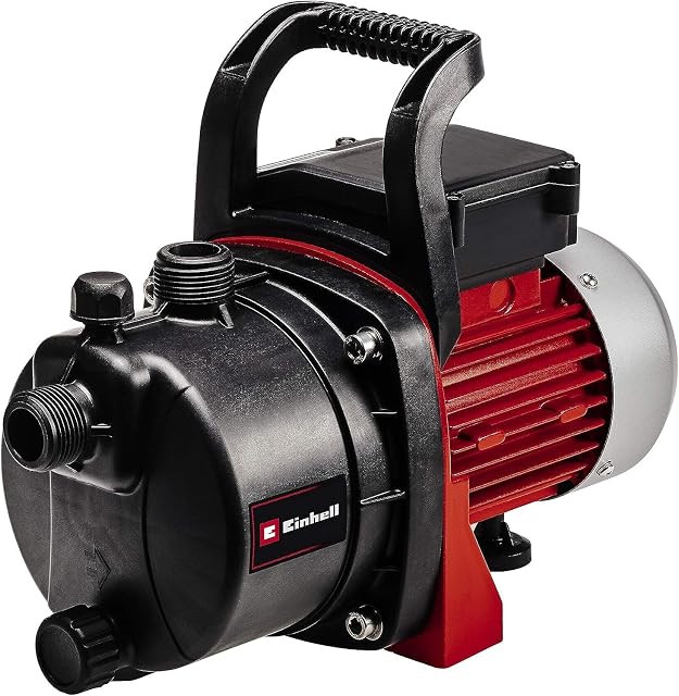 Einhell Einhell Gartenpumpe GC-GP 6538 (650 W, 3,6 bar Druck, 3.800 l/h Förderleistung, Wassereinfüllschraube, Wasserablassschraube, Tragegriff) — Gartenpumpen