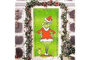 Grinch Christmas Door Covers