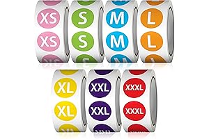 3500 Pieces 7 Size Garment Tags for Clothing