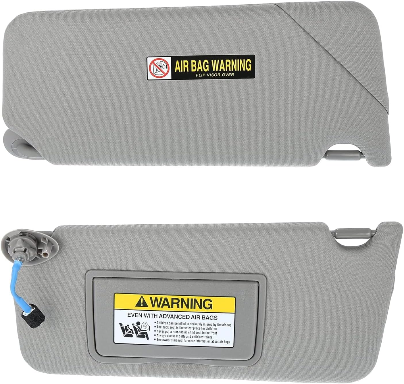 Lalf Gray Sun Visor fit for Honda 2008-2017 Accord Replace 83230-TA5-A51ZA 83280-TA5A51ZA. (Left)