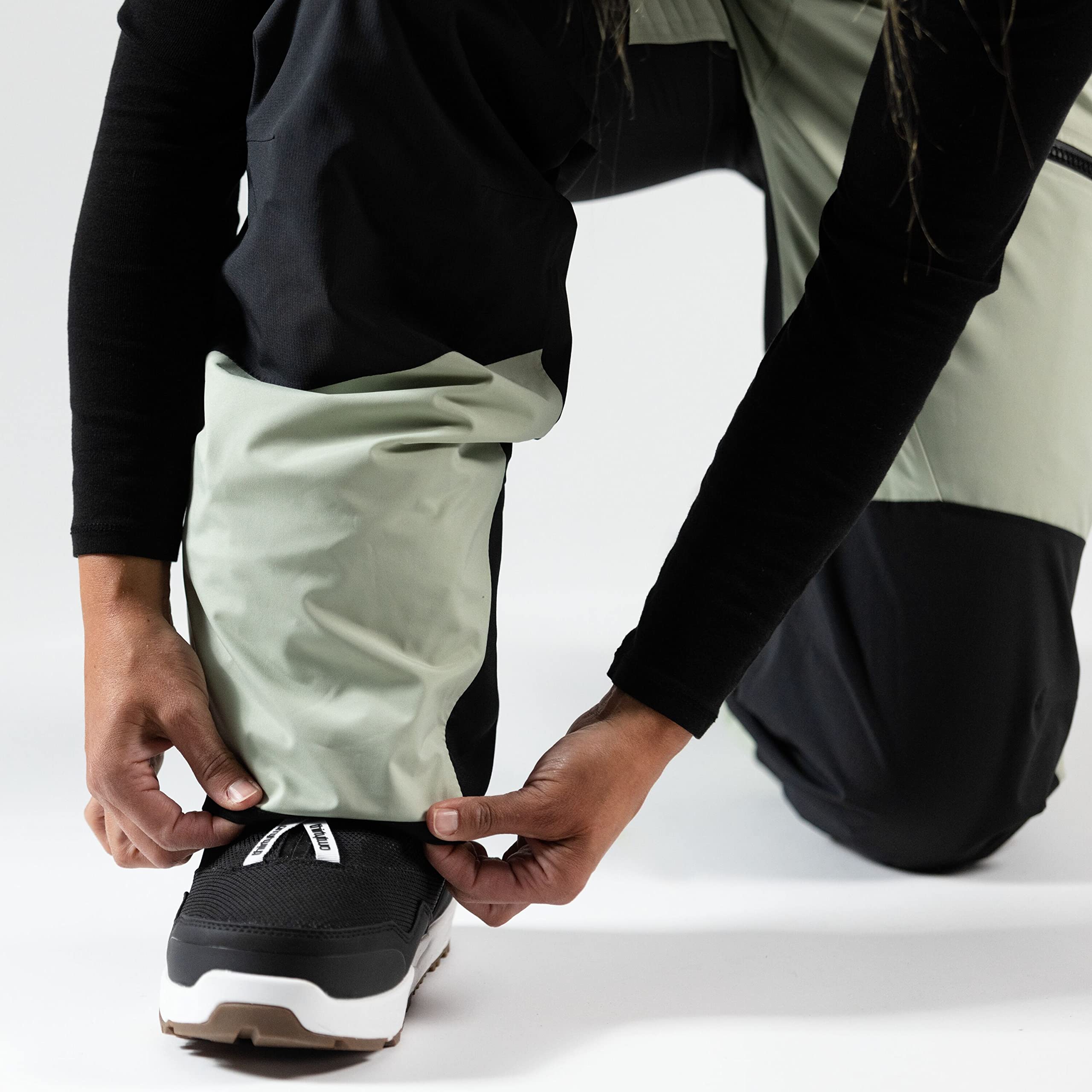 JONES Snowboards Women's Mountain Surf Bib, Sage Green, Large