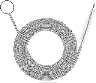 Sunroof Drain Cleaning Tool Sunroof Drain Cleaning Brush Car Refrigerator Sunroofs Drains Cleaner Spring Dredging Tools Long Drains Brush Universal Slim Hose Brushes for Car Kitchen, 60 Inch
