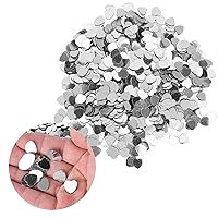 Vista 7 de ANBOO 4 Pcs Red Heart Confetti, 10mm Silver Love Heart Confetti, Table Confetti for Party Wedding and for valentine's day Decoration