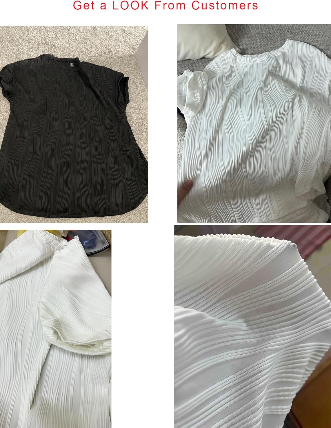 OYOANGLE Women's Casual Maternity T-Shirt Textured Short Sleeve Crew Neck Loose Tunic Top Pregnancy Blouse Tee - Image 6