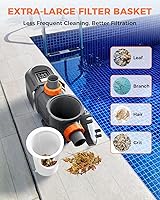 Vista 8 de Variable Speed Pool Pump, 3 HP In/Above Ground Pool Pump, 220V-240V, High Flow 11359GPH Energy-Efficient Self Priming Swimming Pool Pumps with