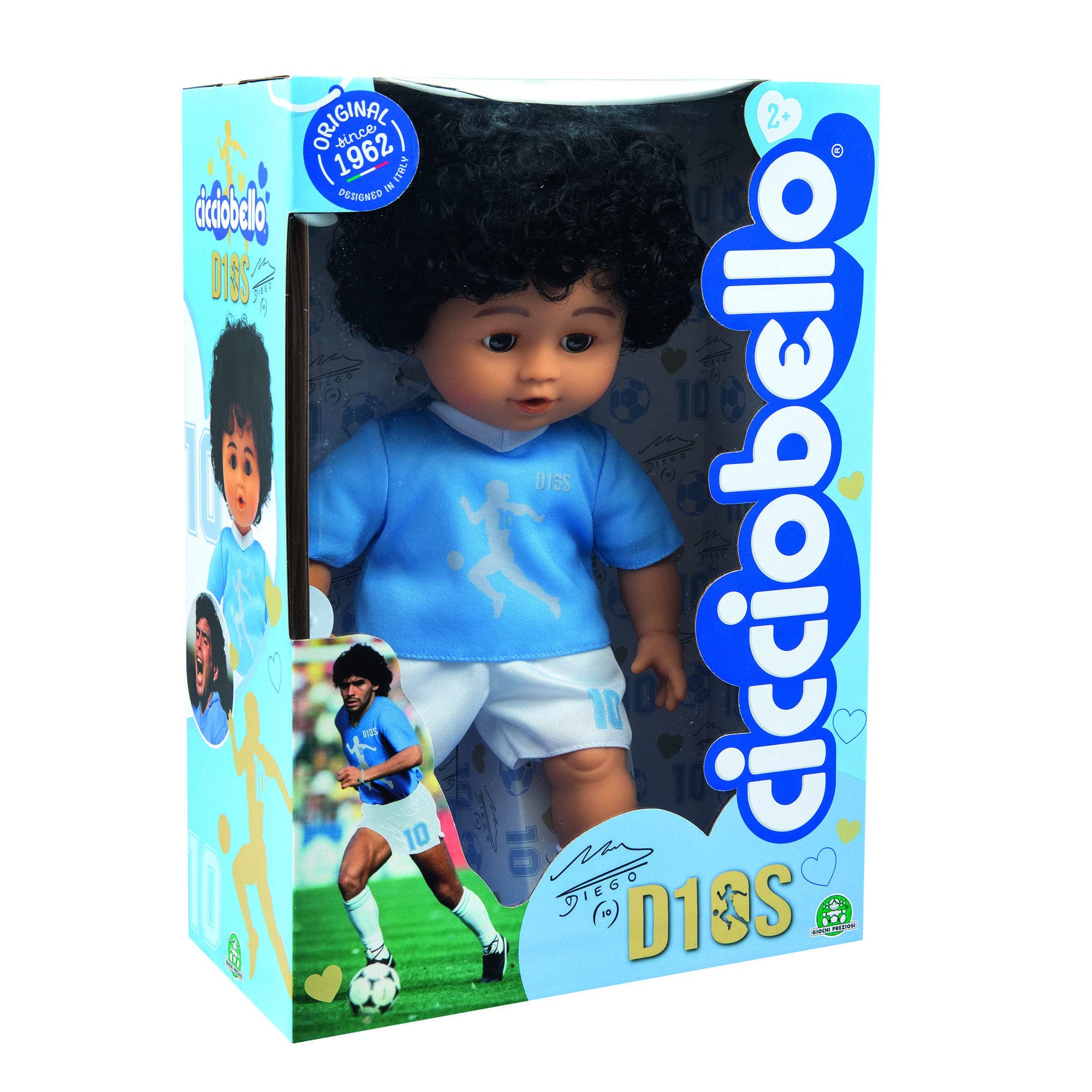 Cicciobello D10S- Cicciobello in Napoli Football Team, 30 cm High