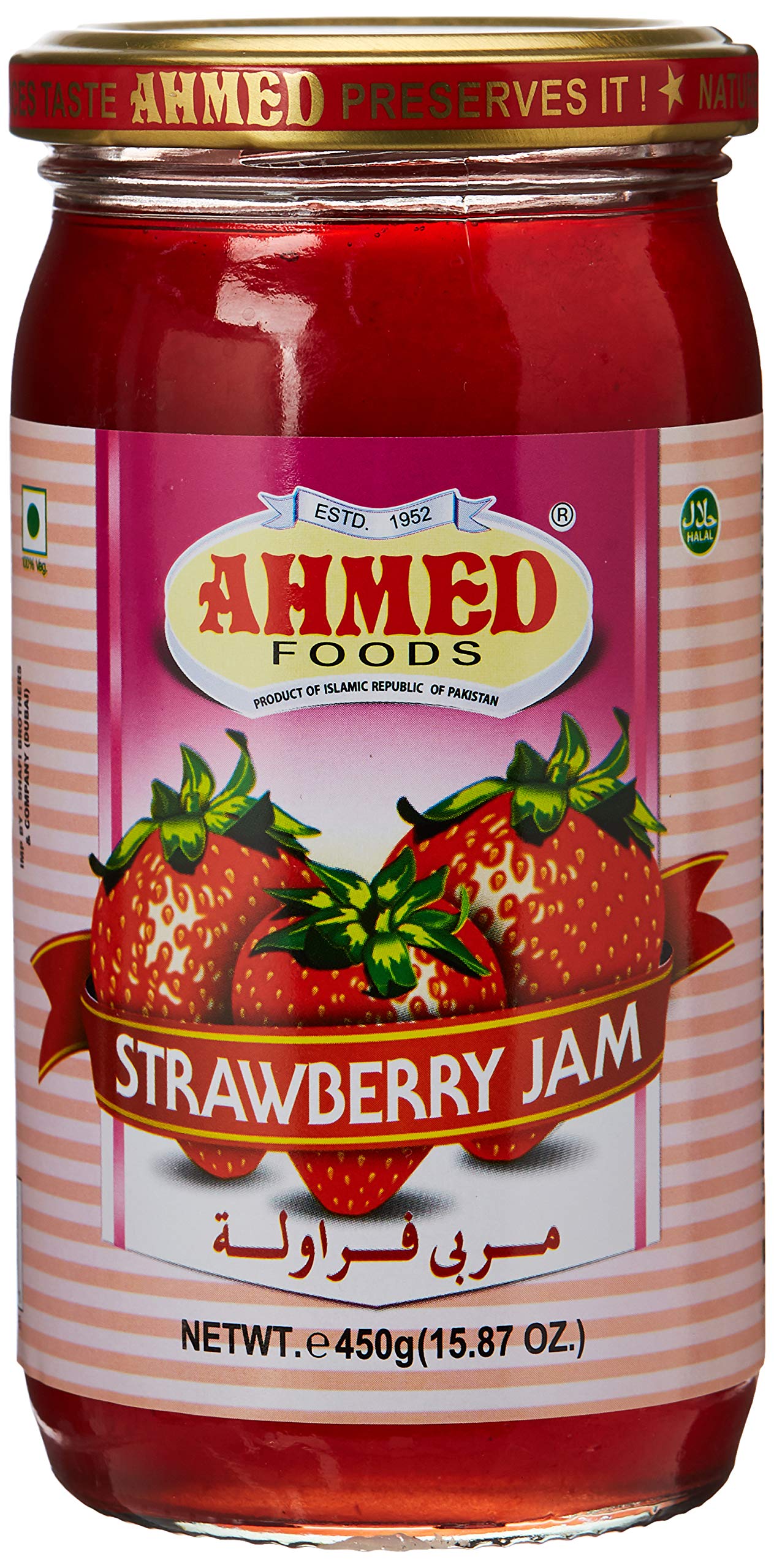 Ahmed Foods Strawberry Jam, 450 gm