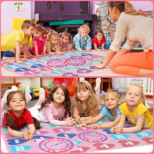 Miniatura 4 de Hollowfly Juego de 2 juegos de San Valentín, conversación de San Valentín, fiesta de corazón, juego de doblez y giro, juego de conversación