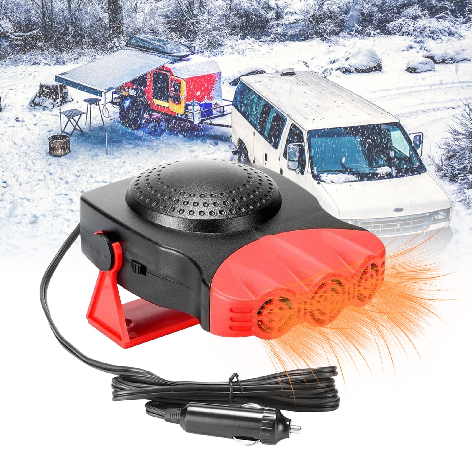 STOBAZA Chauffage De Voiture Portable Pour Dégivrage De Voiture Pour