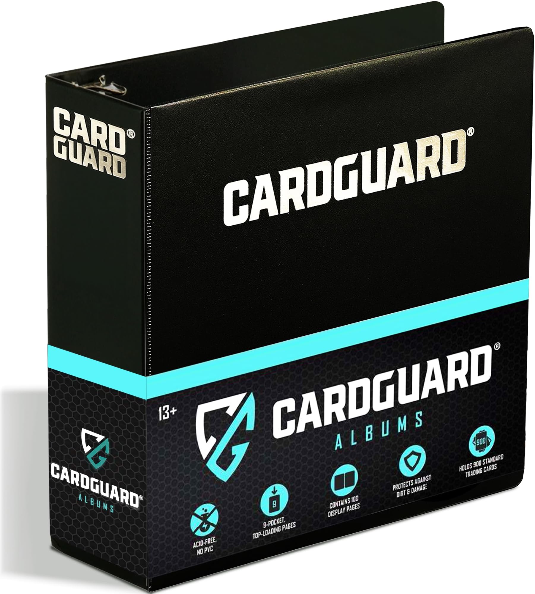 - Premium 3” Trading Card Binder – 100 Side-Loading Pages 9 Pocket Binder - Archival Safe 3-Ring Storage for Pokémon, YuGiOh, MTG, TCG, Game & Sports Cards