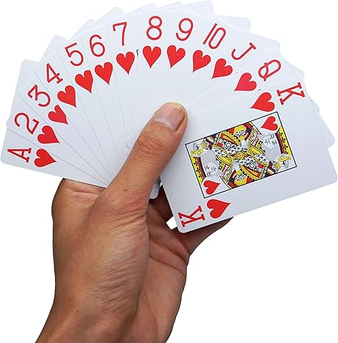 Miniatura 4 de 10 barajas clásicas 100% plásticas naipes puente tamaño jumbo índice
