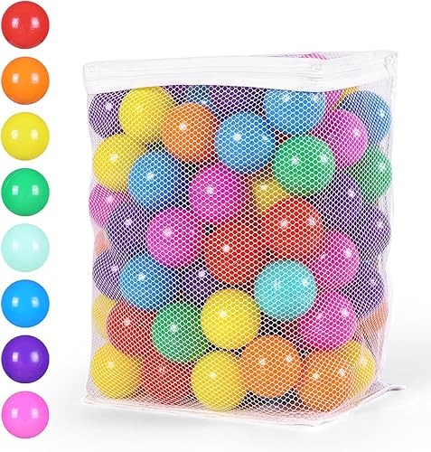Pelotas para hoyos de bolas, sin ftalatos, sin BPA, bolas de plástico no tóxicas para niños y diversión para jugar