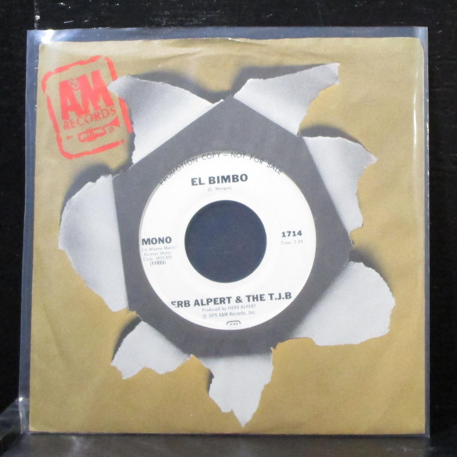Herb Alpert & The T.J.B. - El Bimbo - 7" Vinyl 45 Record